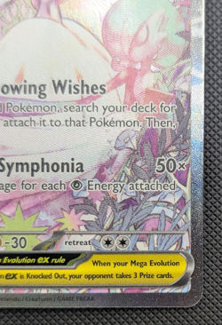 Mega Gardevoir Ex 178/132 Mega Evolution Illustration Rare Pokemon TCG NM - Image 4