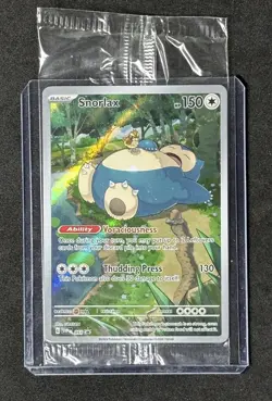 Snorlax 51 SVP Black Star Promo SV: Scarlet & Violet 151 MEW Pokemon TCG SEALED - Image 1