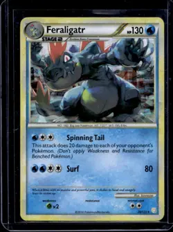 2010 Pokemon HeartGold & SoulSilver Feraligatr Promos Holo #20/123 - Image 1