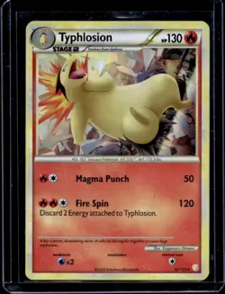2010 Pokemon HeartGold & SoulSilver Typhlosion Promos Holo #32/123 - Image 1