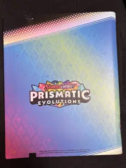Pokemon Prismatic Evolutions Eevee Binder Collection BINDER ONLY 9 pocket 378 sl - Image 2