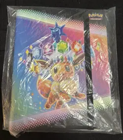 Pokemon Prismatic Evolutions Eevee Binder Collection BINDER ONLY 9 pocket 378 sl - Image 4