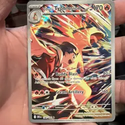 Pokemon Ethan's Typhlosion 190/182 Destined Rivals Illustration Rare Full Art H… - Image 1