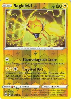 Regieleki 051/189 Silver Tempest Rare NM Pokemon TCG - Image 1