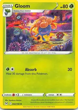 Gloom 002/196 Pokemon Common NM Pokemon TCG - Image 1