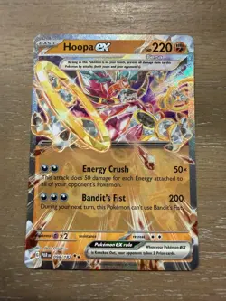 Hoopa ex 098/182 Double Rare Paradox Rift Pokemon Holo Near Mint - Image 1