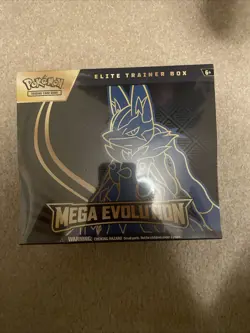 Pokemon TCG Mega Evolution Lucario Elite Trainer Box ETB Sealed - Image 1