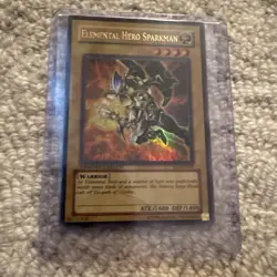 Elemental Hero Sparkman YSD-ENS01 Ultra Rare Limited Edition Yu-Gi-Oh Card LP - Image 5