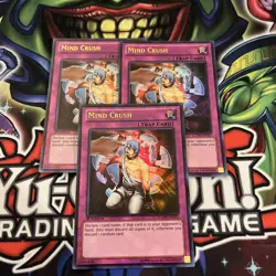 Yu-Gi-Oh! - Mind Crush 3X - Full Playset LCYW-EN295 Ultra Rare NM - Image 1