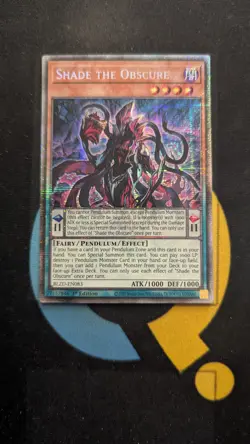 BLZD-EN083 Shade the Obscure Starlight Rare 1st Ed YuGiOh - Image 1