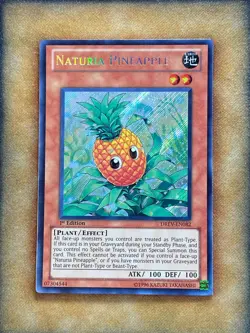 Yugioh Naturia Pineapple DREV-EN082 Secret Rare 1st Ed LP - Image 1