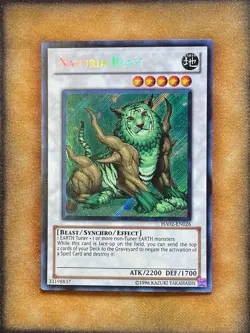 Yugioh Naturia Beast HA02-EN026 Secret Rare NM - Image 1