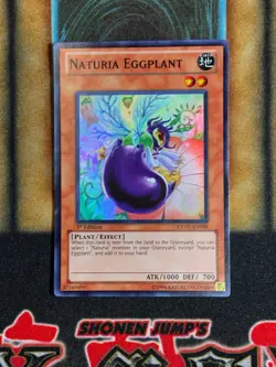 Yugioh Naturia Eggplant EXVC-EN098 Super Rare 1st Ed NM - Image 1