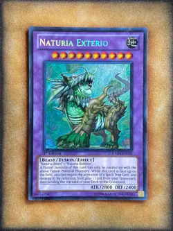 Yugioh Naturia Exterior HA04-EN055 Secret Rare 1st Ed NM - Image 1