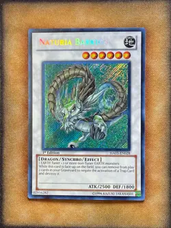 Yugioh Naturia Barkion HA03-EN028 Secret Rare 1st Ed NM - Image 1