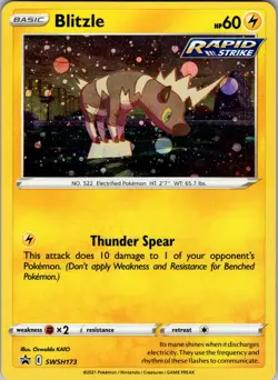 Blitzle Holo - Promo SWSH: Sword & Shield Promo Cards SWSH173 NM - Pokemon TCG - Image 1