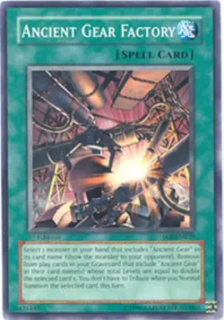 Ancient Gear Factory - SOI-EN039 - Common - Unlimited Edition - Lightly Played - - Image 1
