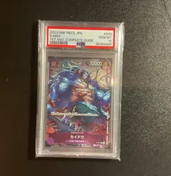PSA10 Kaido P-040P Promo 1st One Piece Card Japanese - Image 1