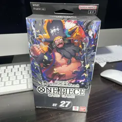 One Piece TCG: Black - Marshall D. Teach Starter Deck [ST-27] New Sealed - Image 1