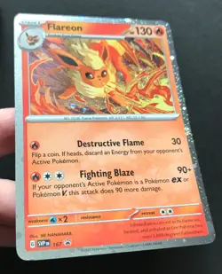 3 X Pokemon Cards PROMO Flareon 167 Vaporeon 168 Jolteon 169 Prismatic Evolution - Image 4