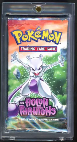 Pokemon Cards EX Holon Phantoms Booster Pack Mewtwo SEALED with Case - Box Fresh - Image 1