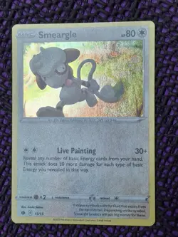 Pokemon TCG Smeargle McDonald Promo 2022 Holo Rare Card 15/15 HOLO BLEED ERROR - Image 3