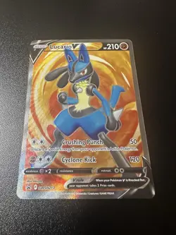 Lucario V SWSH213 SWSH: Sword & Shield Promo Cards Holo - Image 1