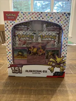 Pokemon TCG Scarlet & Violet Alakazam EX Card 151 Collection - Image 1