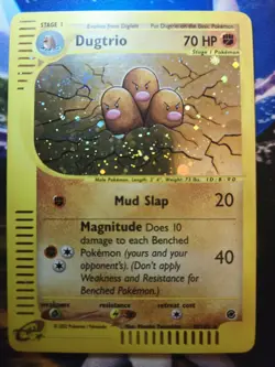 Dugtrio - EX: Expedition (10/165) e-Reader Holo Rare Pokemon Card MP - Image 1
