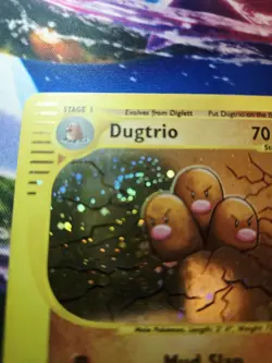 Dugtrio - EX: Expedition (10/165) e-Reader Holo Rare Pokemon Card MP - Image 2