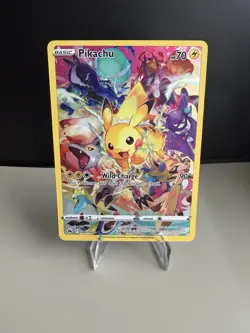 Pokemon Pikachu TCG Card Crown Zenith 160/159 Holo Secret Rare NM - Image 1