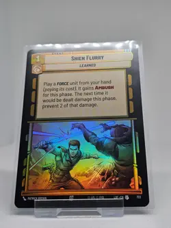 Star Wars Unlimited LotF Foil Card LOF722 Shien Flurry - Image 1