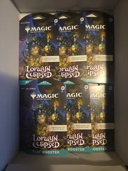 Magic The Gathering Lorwyn Ecliped Play Booster Pack Lot Of 7 Hanger Tcg Sealed - Image 2