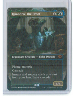 MTG Quandrix, the Proof Mythic Borderless NM-M Pack Fresh - Image 1
