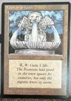 Fountain of Youth: MTG Artifact Regular Daniel Gelon EN 1994 - Image 1