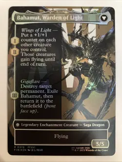 Dion, Bahamut's Dominant - (Borderless) (FOIL) MtG Final Fantasy Saga 0376 - Image 2