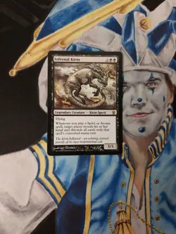 Infernal Kirin MTG Saviors of Kamigawa Rare Black Creature Moderate Play x1 I4 - Image 2