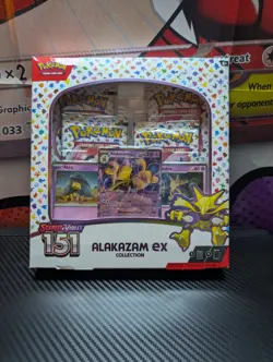 Pokemon TCG Scarlet and Violet - 151 Alakazam ex Collection Box (Sealed) 820650855269 - Image 2