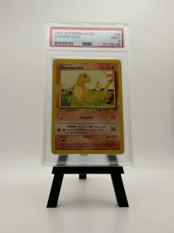 1999 POKEMON BASE SET UNLIMITED #46 CHARMANDER PSA 9 - Image 1