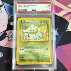 Pokemon TCG Bulbasaur Base Set 1999 PSA 9 #44/102 Common English - Image 1