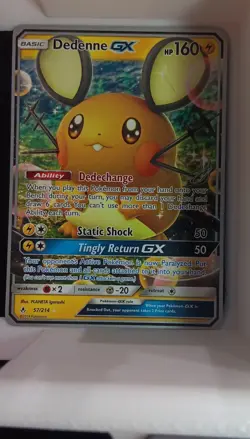 Dedenne GX 57/214 2019 World Championship Decks Regular 160 HP Pokemon TCG - Image 1