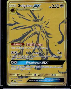 2019 Pokemon SM Solgaleo GX Yellow Black Star Promos Alt Art #SM104a - Image 1
