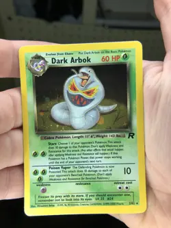 Pokemon Dark Arbok Team Rocket Holo 2/82 NM (Read Description) - Image 1