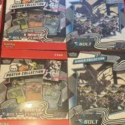 Pokemon Black & White Bolt Flare Poster & Binder Collection Kit 2-Pack - Image 3