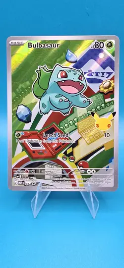 Pokemon Bulbasaur 037 First Partner Illustration Rare Promo Pokemon TCG #2 - Image 1