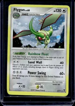2009 Pokemon Platinum Rising Rivals Flygon Reverse Holo #5/111 - Image 1