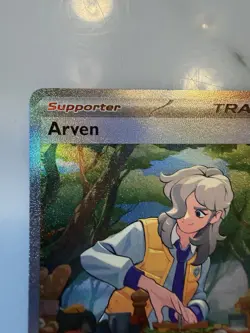 Pokemon TCG Scarlet & Violet Arven Trainer 249/198 Hyper Rare - Image 5