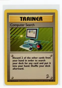Pokemon Base Set 2 #101/130 Computer Search - Image 1