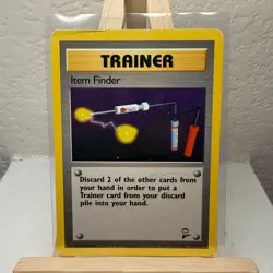 Item Finder 103/130 Base Set 2 Trainer Pokemon TCG - Image 1