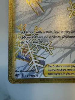 Astral Radiance Pokemon TCG Gold Trainer Path to the Peak 213/189 Secret Rare - Image 5